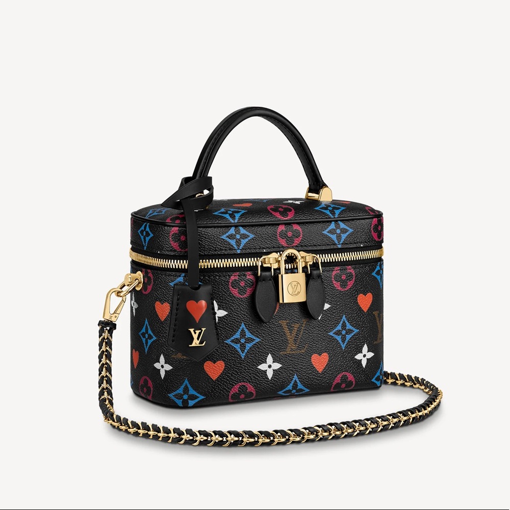 ♥️♣️Louis Vuitton♥️♣️ NWT Black Game On Vanity PM